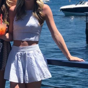 Lottie Moss Blue & White Striped Set